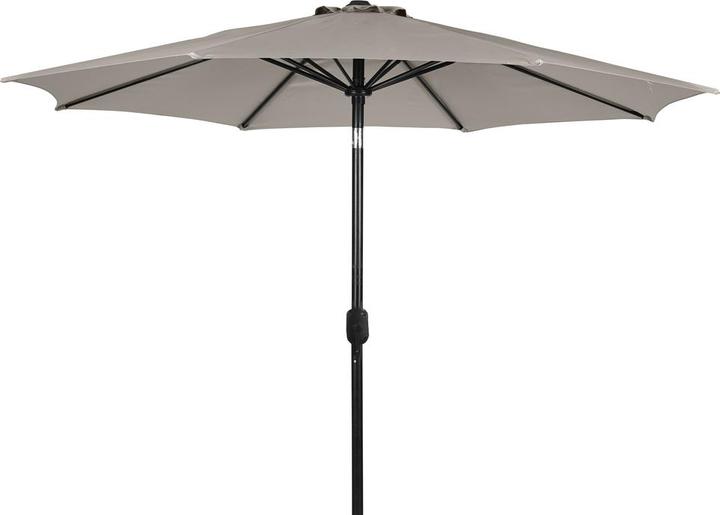 Champ Parasol à manche central avec manivelle et fonction d'inclinaison