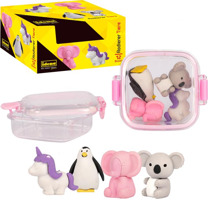 Image du produit Idena Gomme Animaux 4 pièces