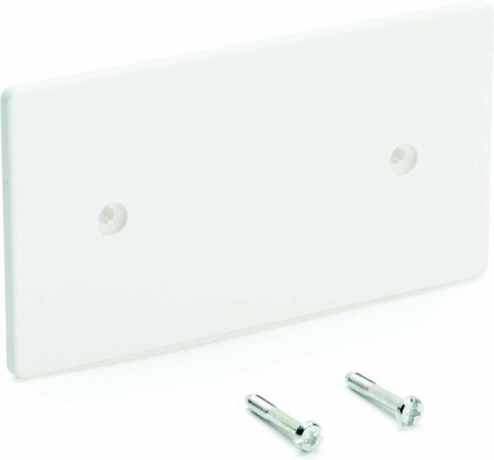 OBO Bettermann Couvercle cache trou SL 9010, PC/ABS, 6132199