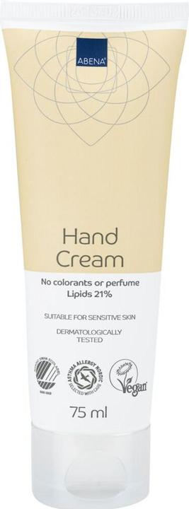 Actual product image Abena Handcreme, 21% Fettgehalt, Unparfümiert, 75 ml (75 ml)