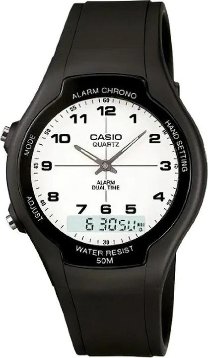 Produktbild Casio AW-49HE-7EVDF Dualzeituhr