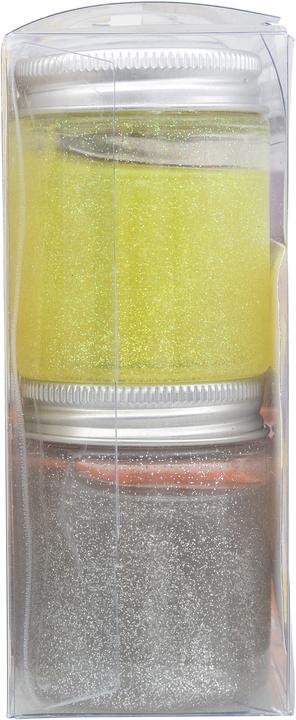 Actual product image Idena XL Smart Clay Glitter, pack of 4, 70g each