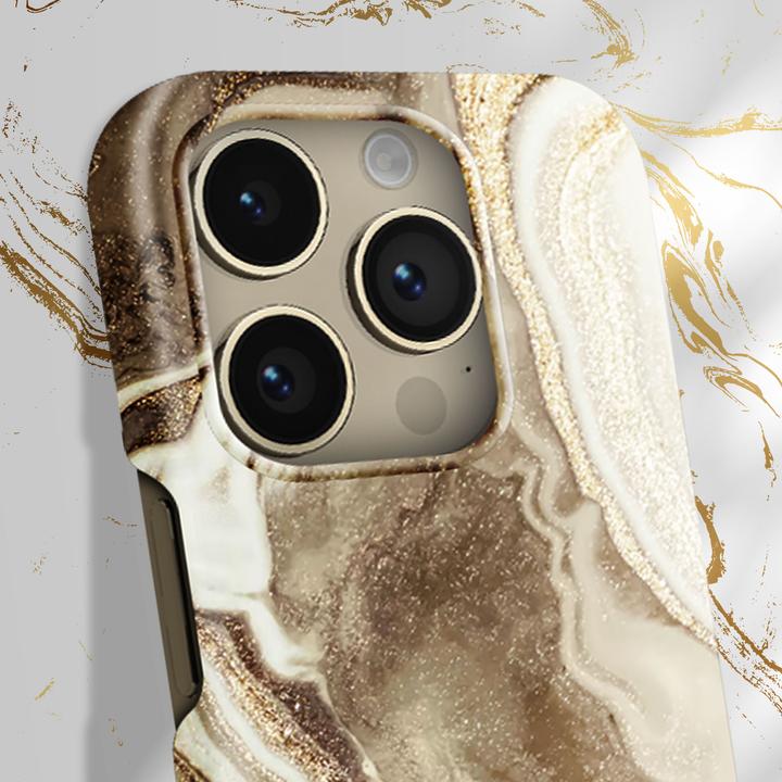 Produktbild iDeal Of Sweden Designer-Cover Golden Sand Marble (Apple iPhone 14 Pro)