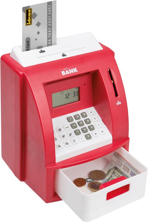 Actual product image Idena Cash Machine Red Digital Money Box Sound
