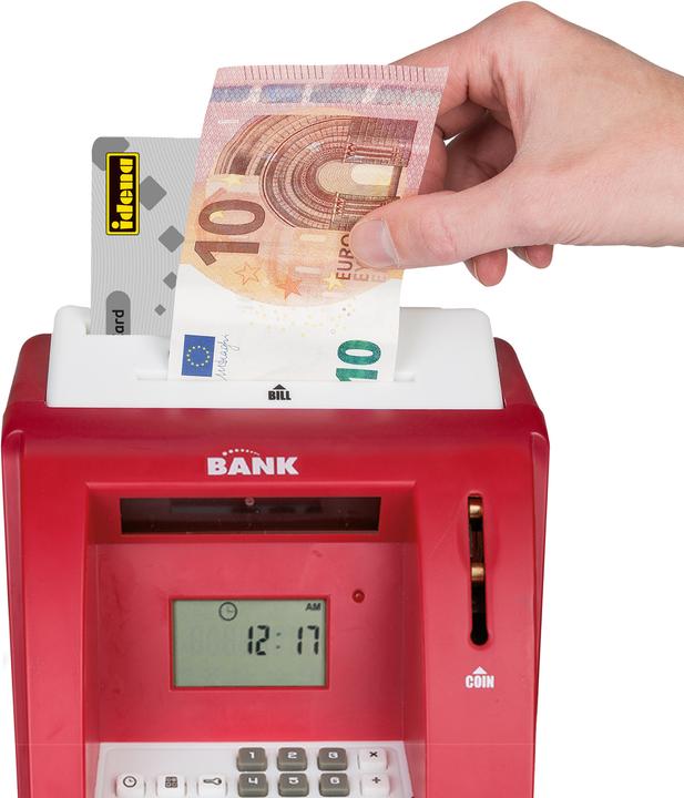 Actual product image Idena Cash Machine Red Digital Money Box Sound