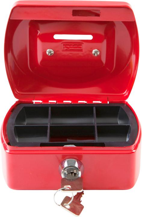 Actual product image Idena Cash box Mini 125x95x60mm, red