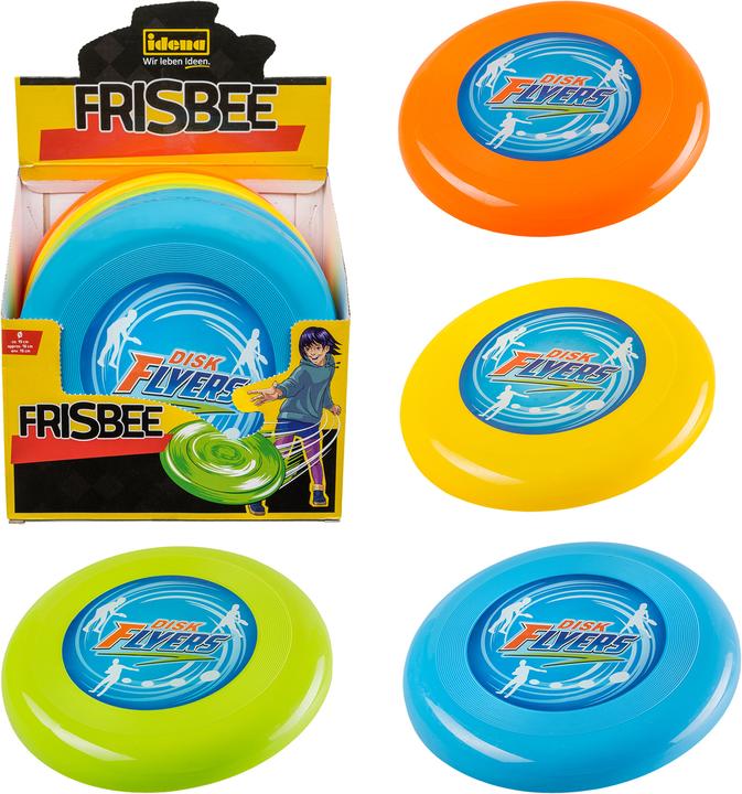 Idena Frisbee, approx. 19cm blue, green, yellow, orange