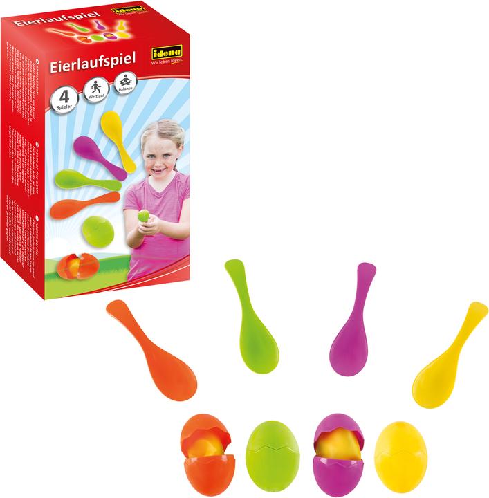 Produktbild Idena Eierlaufspiel mit "Eigelb"-Sandsäckchen