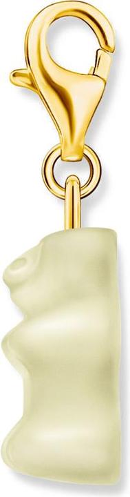 Actual product image Thomas Sabo Charm gold bear pendant in white gold-plated (Silver 925)