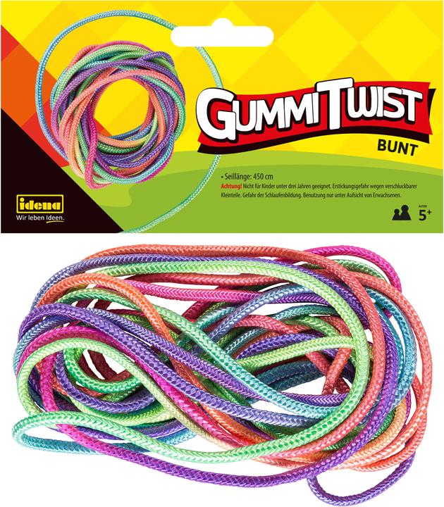 Idena Rubber Twist 450cm multicoloured