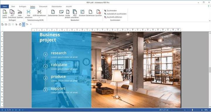 Produktbild Ashampoo PDF Pro 4 ESD, Vollversion, 1 PC, Produktfamilie (1 User, unbegrenzt)