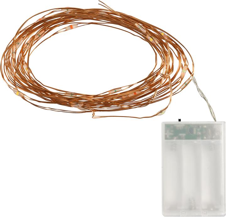 Produktbild Idena Micro Lichterkette 30 LED, bunt,6h-Timer (0.09 m)