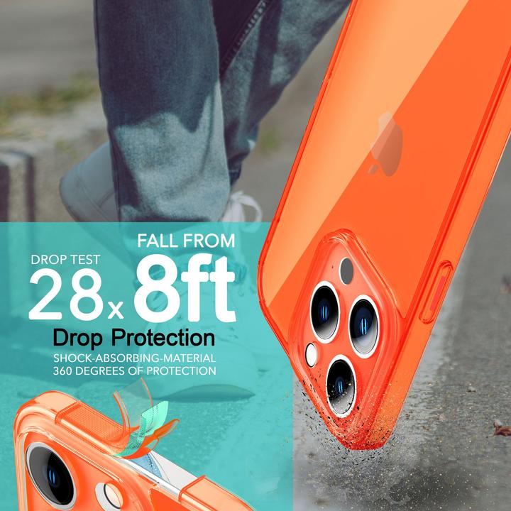 Immagine prodotto Nalia Copertura in silicone trasparente al neon (Apple iPhone 14 Pro Max)