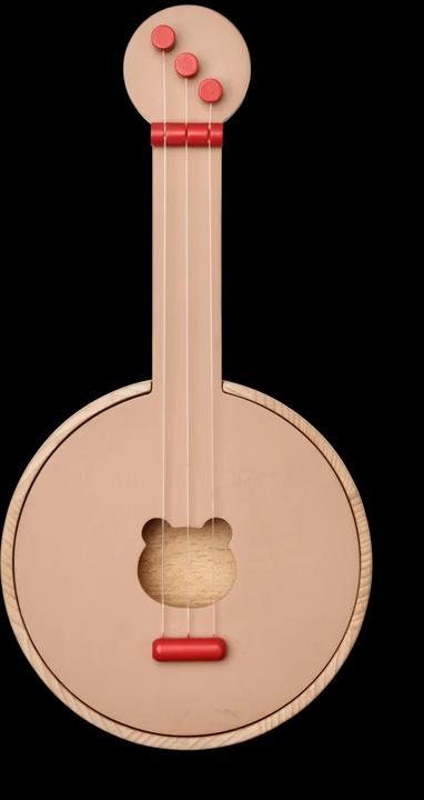 Image du produit Liewood Instrument en bois Banjo Chas Apple Red Tuscany Rose