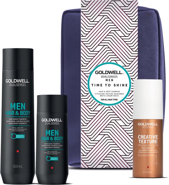 Actual product image Goldwell Men's H & B Gift Set 300x100x50 ml (Hair care set)