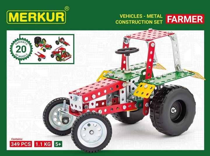 Produktbild Merkur Farmer construction set, 341 Teile, 20 Modelle