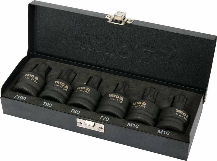 Image du produit Yato Zestaw Udar. Kluczy Trzpien. Torx/Spline (Pin-torx)