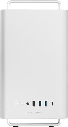 Produktbild Mars Gaming Boitier Mini Tour Micro Atx Mc-Elite Avec Panneaux Vitrés (Blanc) (mATX, Mini-ITX)