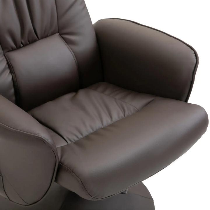 Image du produit Swisshandel24 Fauteuil de relaxation avec repose-pieds Espace de rangement Fauteuil de massage Fauteuil TV