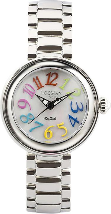 Produktbild Locman Italy Damenuhr Tutto Tondo Edelstahl 40 mm Ref. 0360 (Analoguhr, 40 mm)