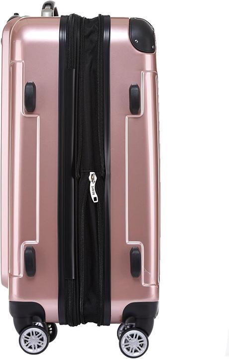 Image du produit Beibye Set de 3 valises, rose or (M (50 - 90l), L (90 - 115l), XL (à partir de 115l))