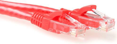 Immagine prodotto Cavo patch U/UTP CAT6 rosso da 1 metro snagless con connettori RJ45. Cat6 u/utp snagless rd 1,00m (U/UTP, CAT6, 1 m)