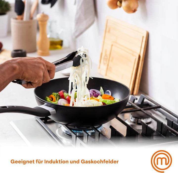 Actual product image Masterchef Wokpfanne (28 cm, Wok, Stainless steel, Aluminium)