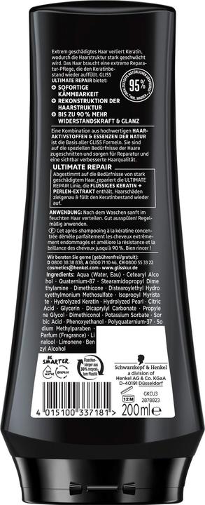 Immagine prodotto Gliss Balsamo riparatore definitivo (200 ml)