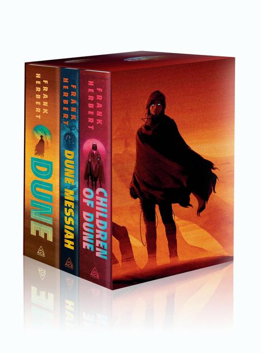 Image du produit Frank Herbert's Dune Saga 3-Book Deluxe Hardcover Boxed Set (Anglais, Frank Herbert, 2023)