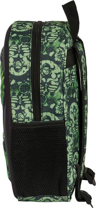 Actual product image Hulk Children's rucksack 3D black green 27 x 33 x 10 cm