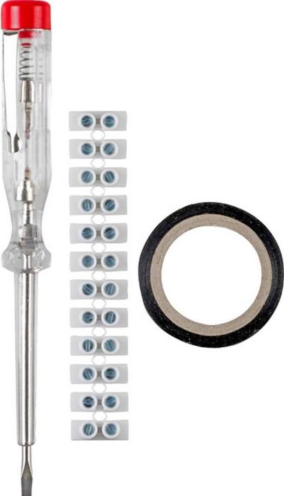 Image du produit kwb Testeur de tension Kit d'installation électrique 3 pièces