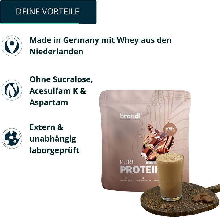 Image du produit Brandl-Nutrition Protéines pures (Chocolat, 1 pcs, 1000 g)