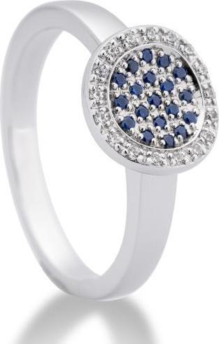 Immagine prodotto Breuning ANELLO - E. SAFIR 1a qualità /Brill. 0,094 Ct. H/si (59, 585/14 K Oro)