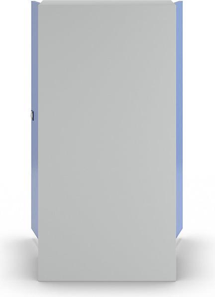Actual product image MBA-System JUMBO equipment and cleaning cupboard, solid panel doors / 1 shelf box, light (45 cm, 112 cm)