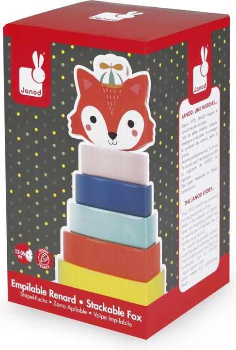 Actual product image Janod Stacking tower Fuchs