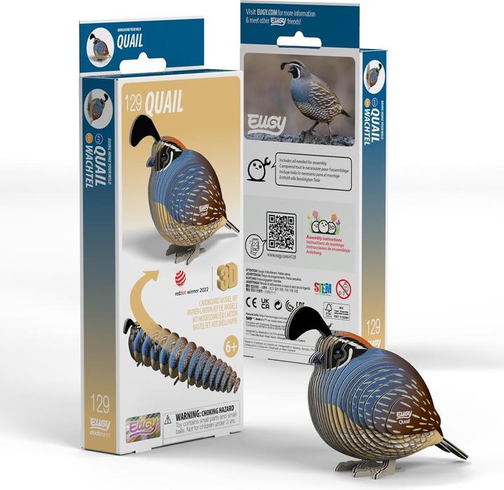Actual product image Carletto 3D Bastelset Wachtel