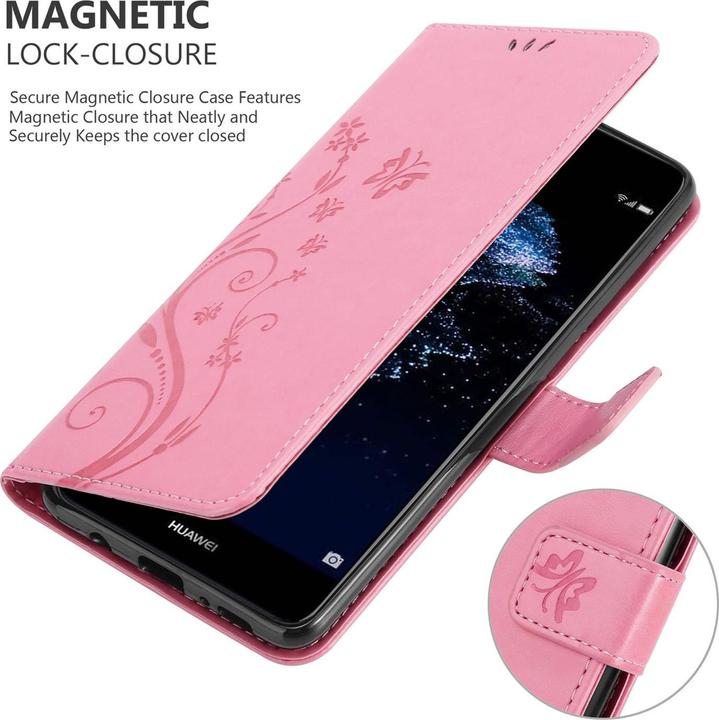 Actual product image Cadorabo Flower Book Cover (Huawei P10 Lite)