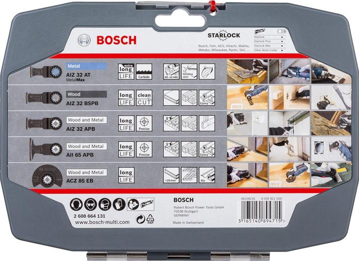 Actual product image Bosch Professional Zubehör Saw blade set for multifunction machine