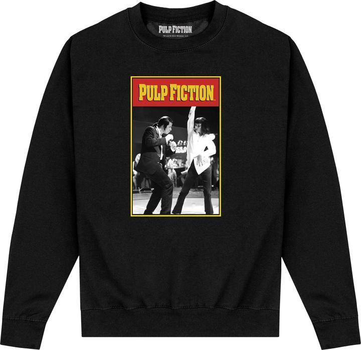 Actual product image Pulp Fiction Unisex Adult Dance Portrait Sweatshirt (M)
