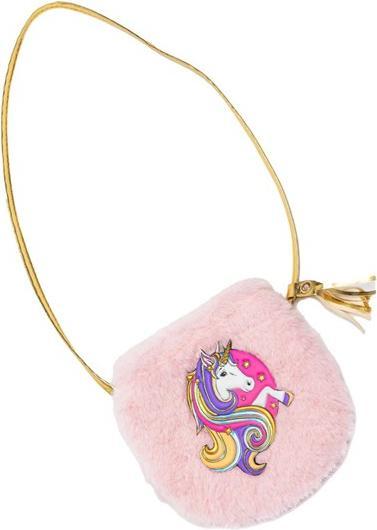 Great Pretenders Flauschige rosa Einhorn Geldbörse