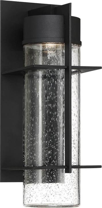 Immagine prodotto Elstead Lighting Lampada da parete per esterni Eames LED 41cm Earth Black Clear IP44 (800 lm)
