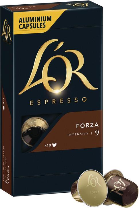 Actual product image L’OR Espresso Coffee capsules Espresso Forza 10 pieces (10 x Port.)