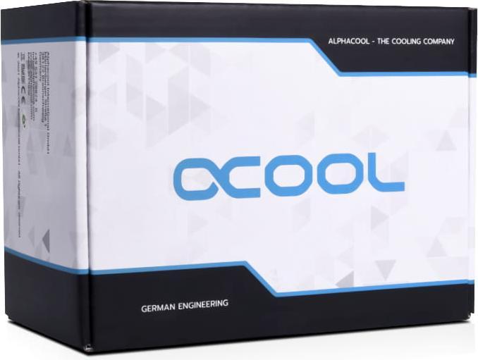 Produktbild Alphacool Eisbecher Aurora D5 Acetal/Glas - 150mm inkl. VPP Apex D5