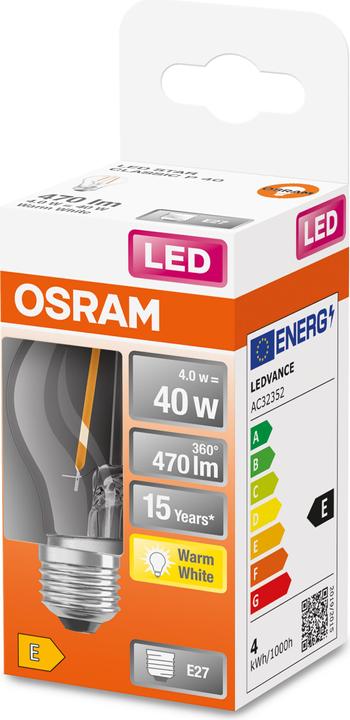 Actual product image Osram Star Classic P (E27, 40 W, 470 lm, 1 x, E)
