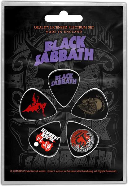 Rock Off Black Sabbath Plectrum Pack (5 x, 1 mm)