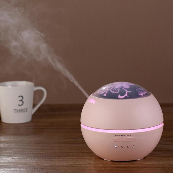 Image du produit JTI Humidificateur et veilleuse - Rose