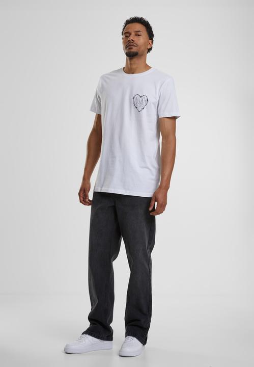 Actual product image Mister Tee Burning Hearts Tee - 19067 (XL)