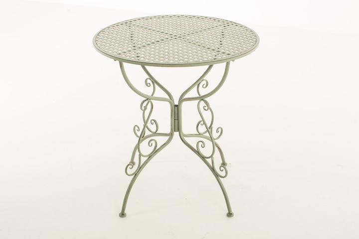 Actual product image Swisshandel24 Amanda table, antique green (70 cm)