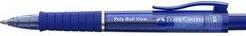Actual product image Faber-Castell Ballpoint pen 'Poly Ball View' XB (Admiral Blue, 1 x)