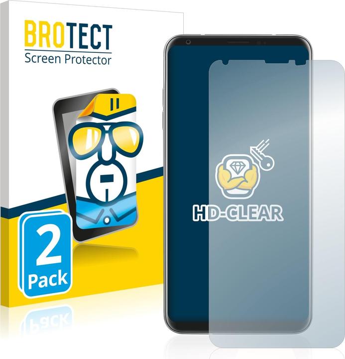 Actual product image BROTECT Screen Protector Clear (2 Piece, LG V30)